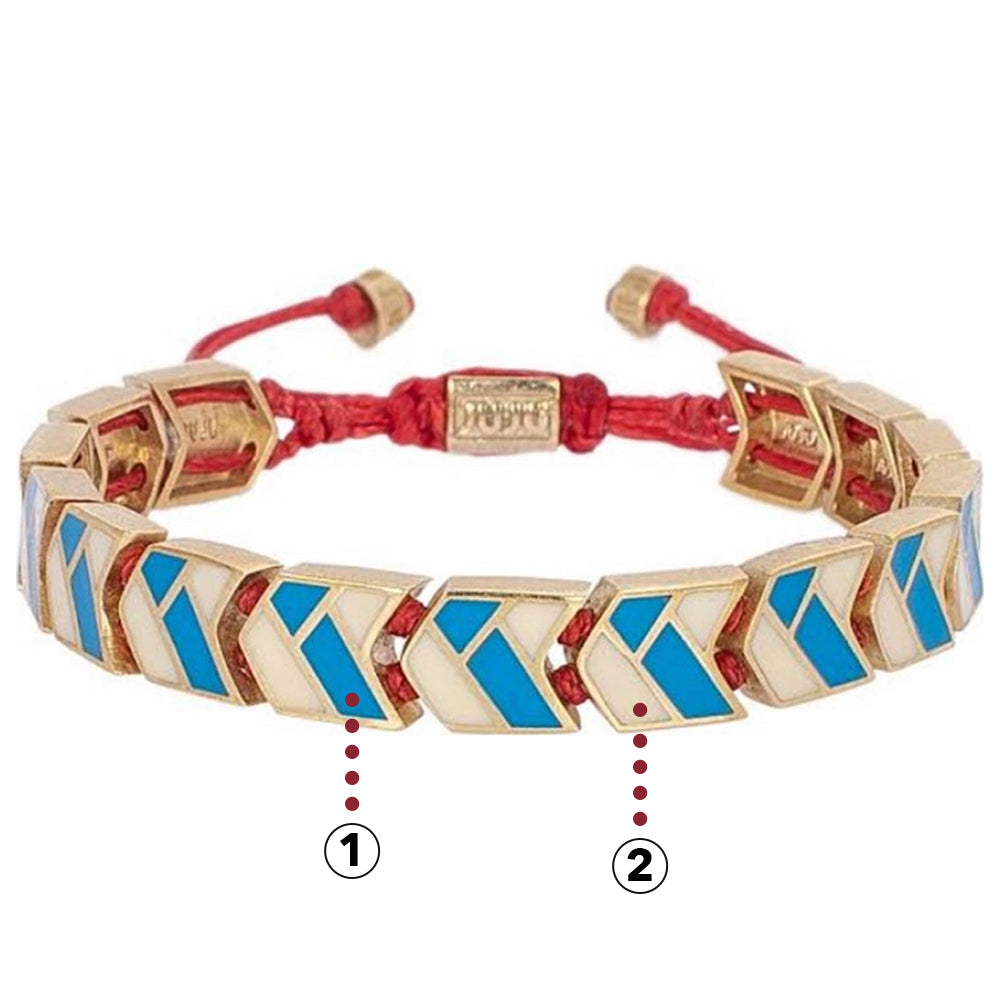 Goudvis armband