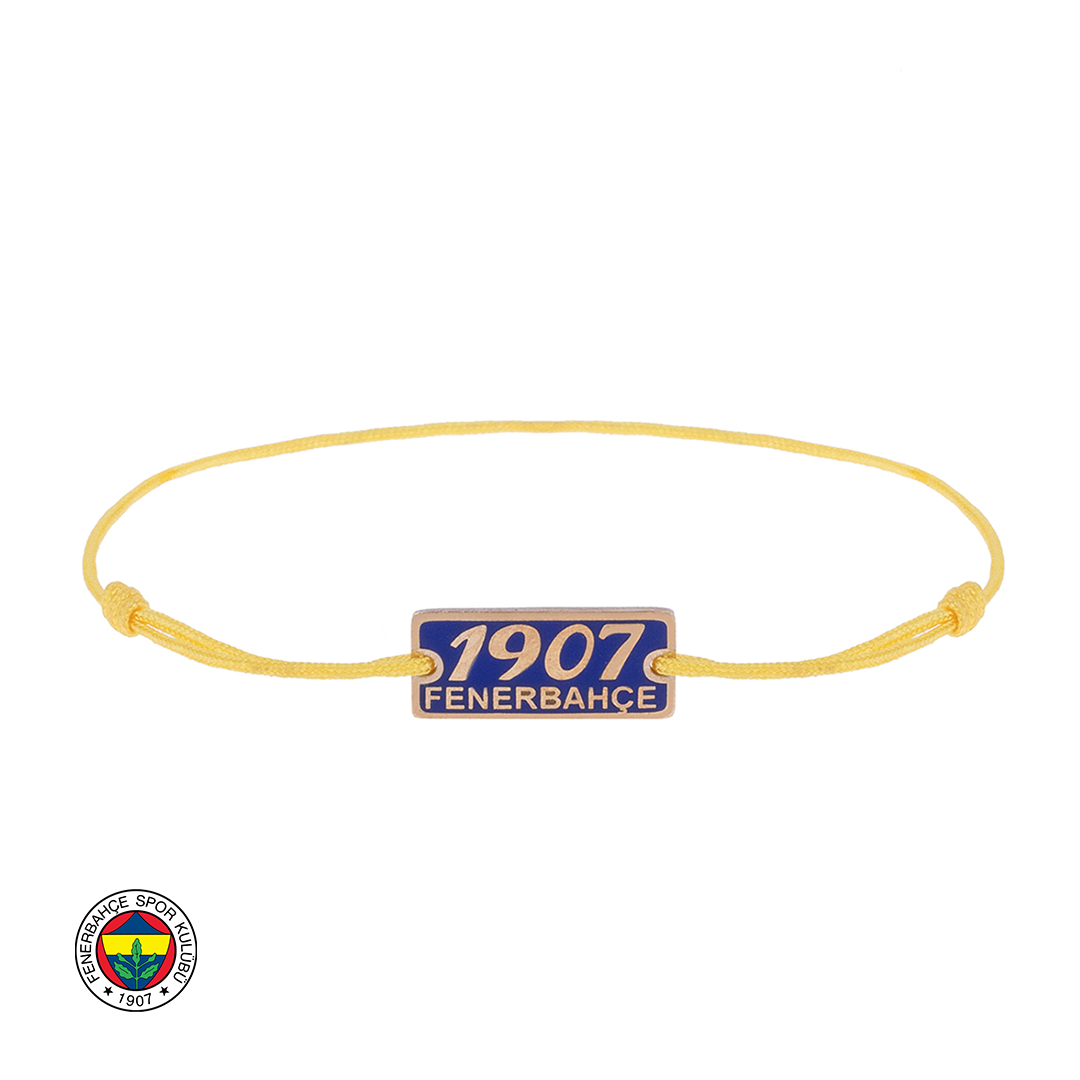 FB 1907 Bronze Yellow Cord Bracelet