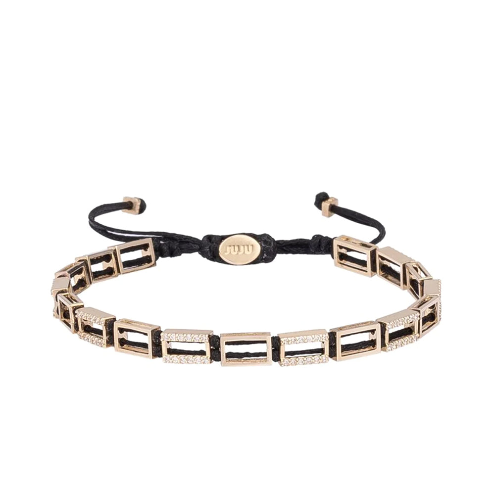Breeze gouden armband met diamanten stenen