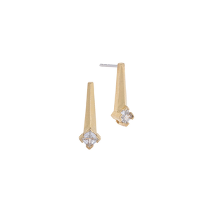 Stone Square Earrings