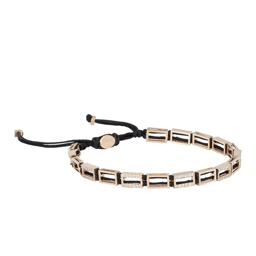 Breeze gouden armband met diamanten stenen