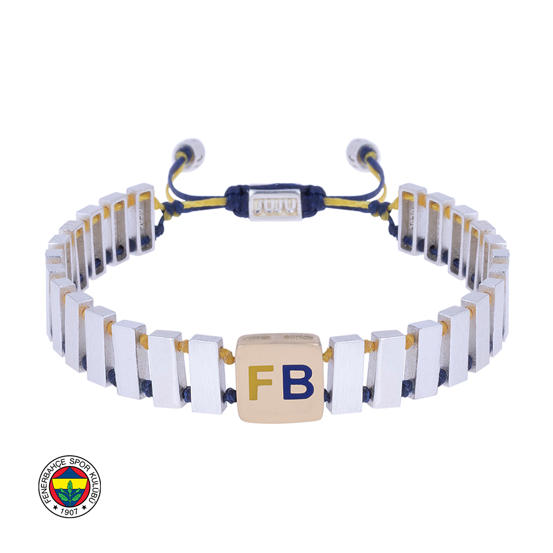 Fenerbahçe Kanarie Zilveren Armband