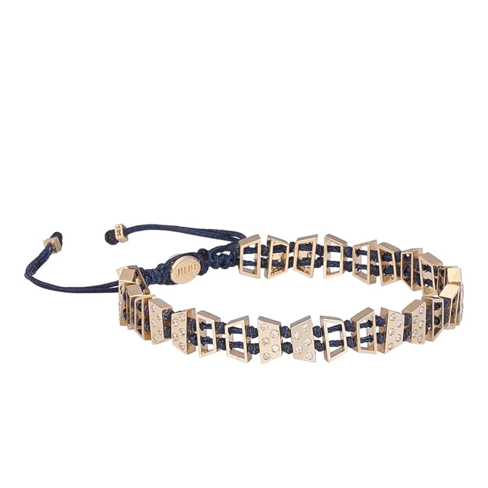 Sea Sparkle gouden armband met diamanten stenen