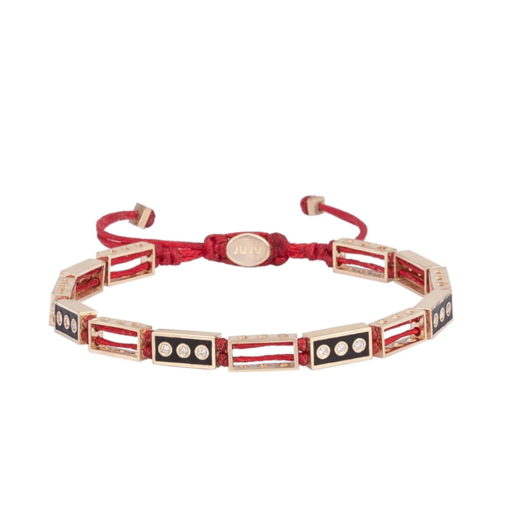 Bessen gouden armband met diamantstenen