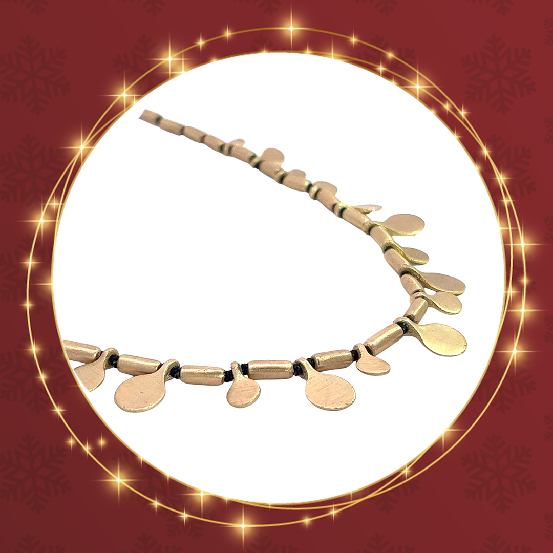 Ketting met druppelstukjes