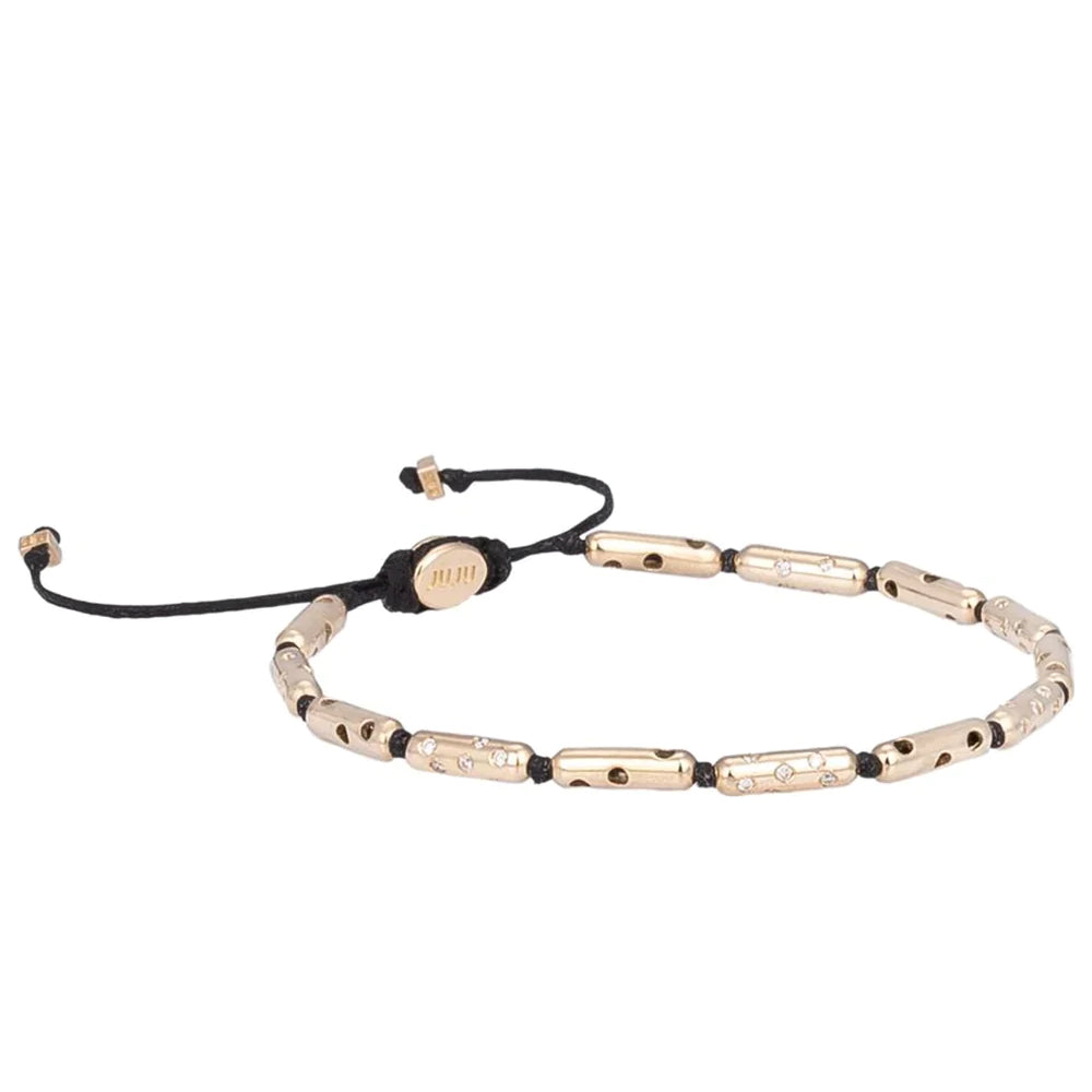 Light Breeze gouden armband met diamantstenen