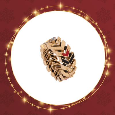 Lichtgevende stenen ring