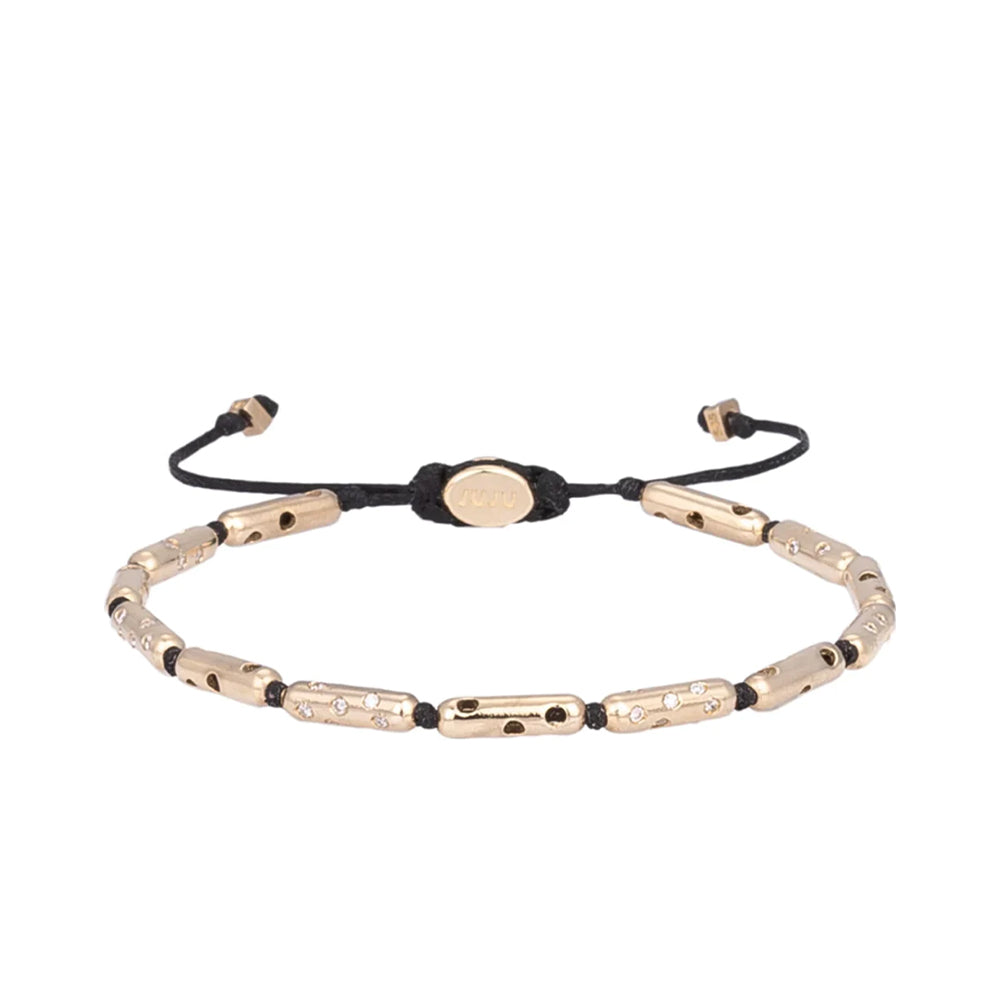 Light Breeze gouden armband met diamantstenen