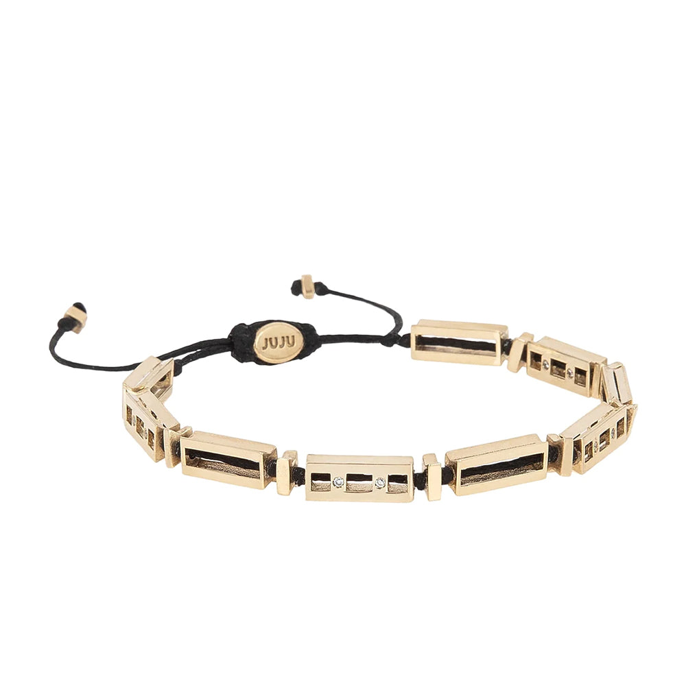Vesta Gouden Armbanden met Diamanten Stenen