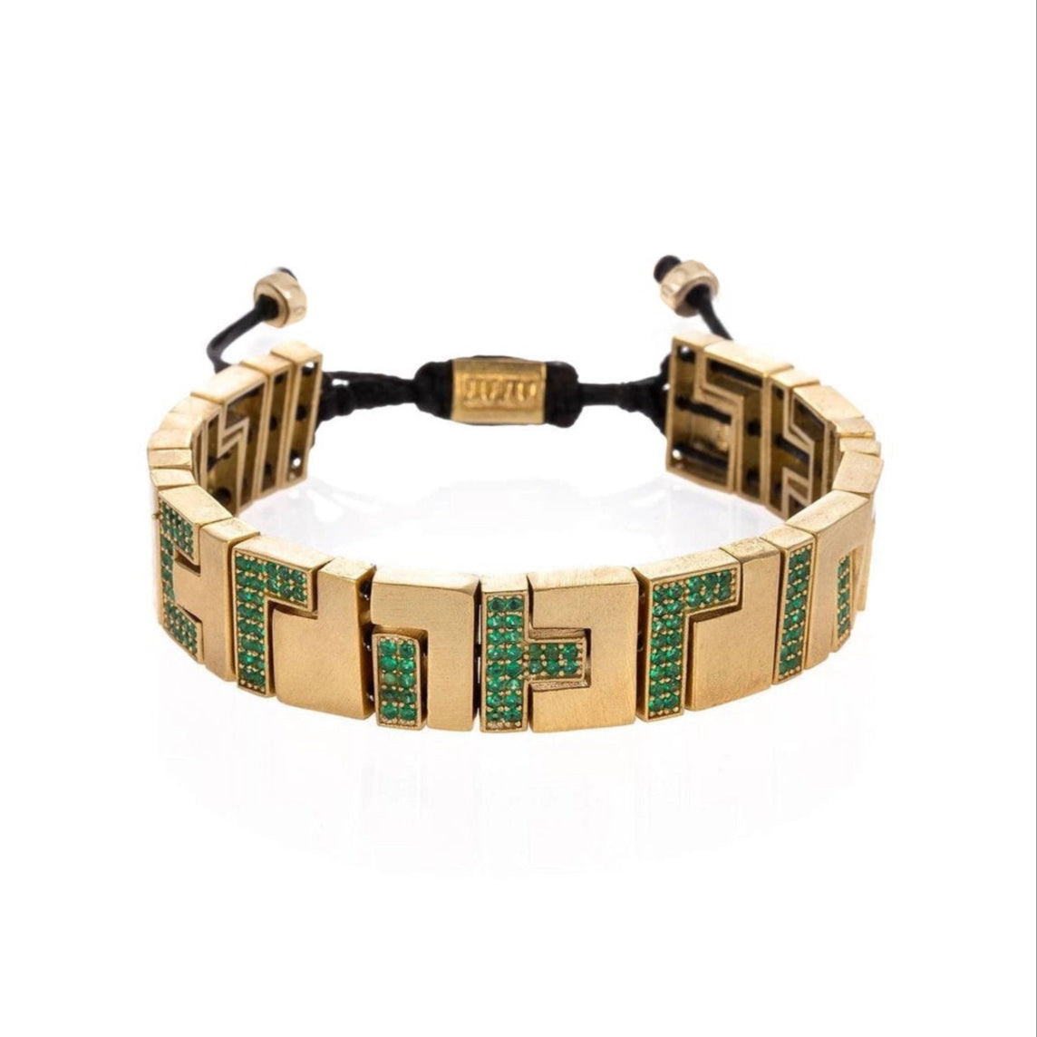 Tetris Block Bracelet with Stones