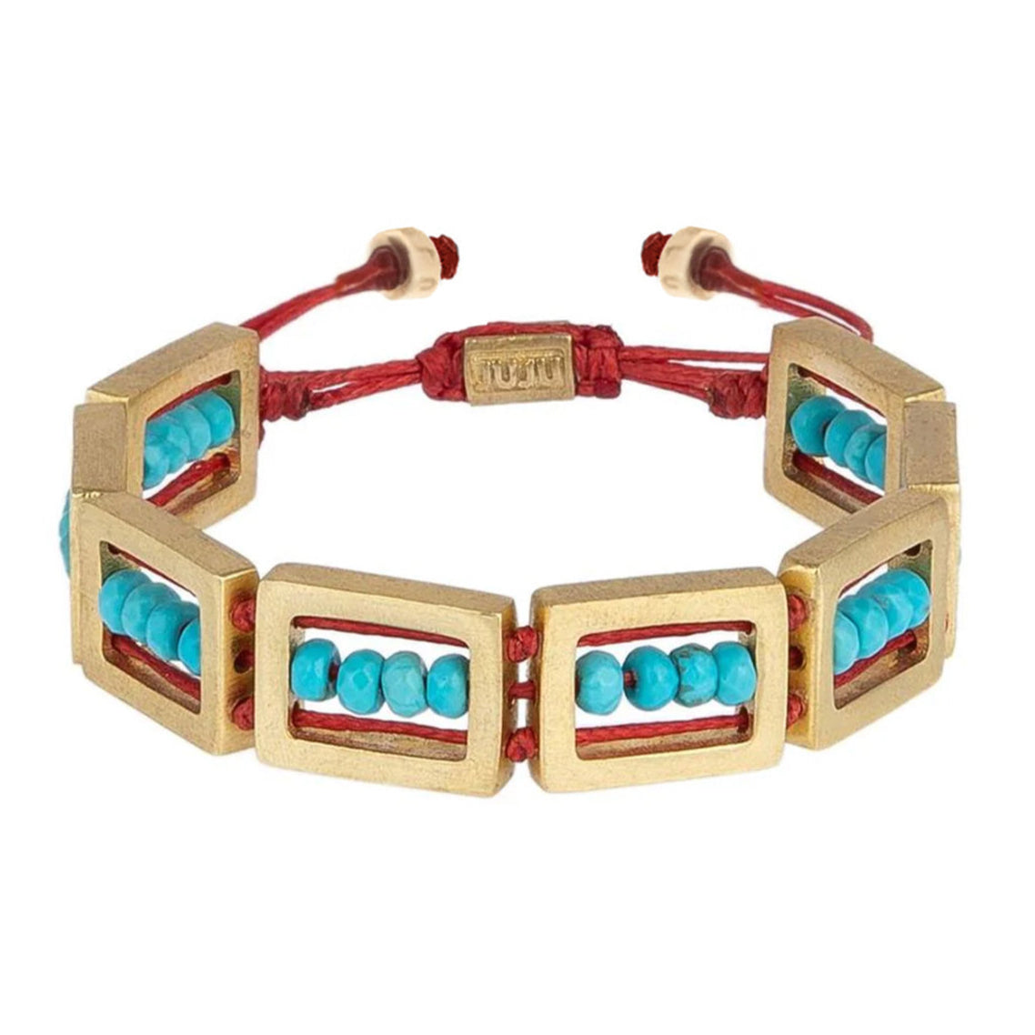 Rectangle Turquoise Bracelet