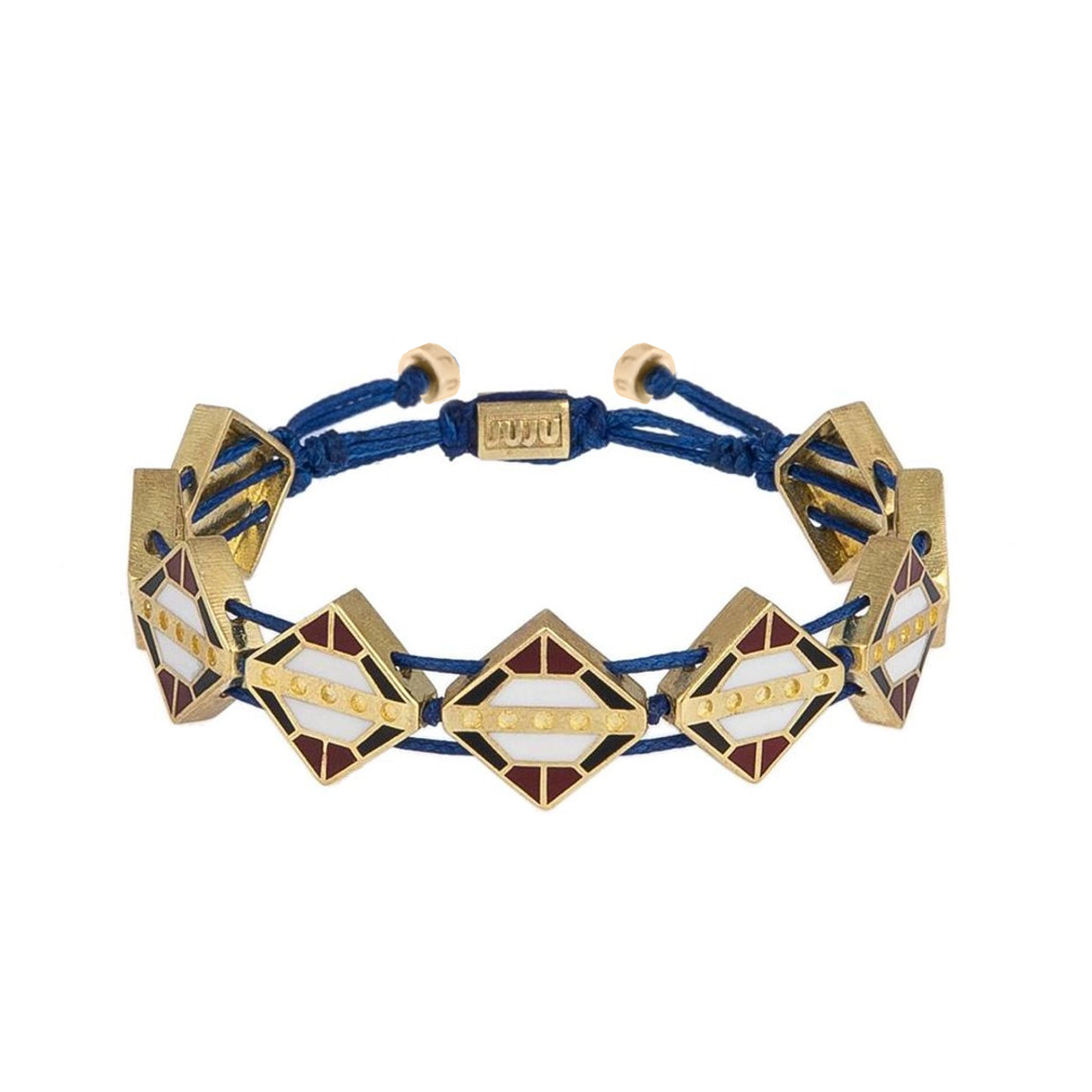 Square Mix Bracelet with Enamel
