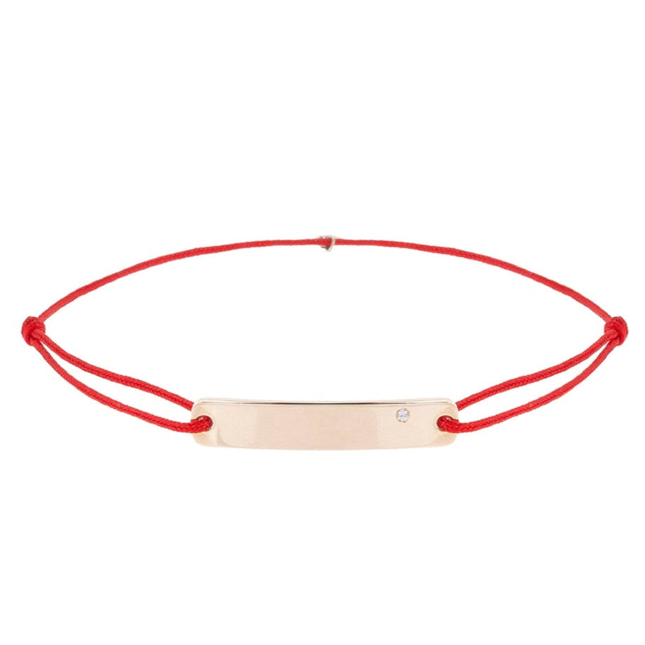Plate Gold Cord Bracelet