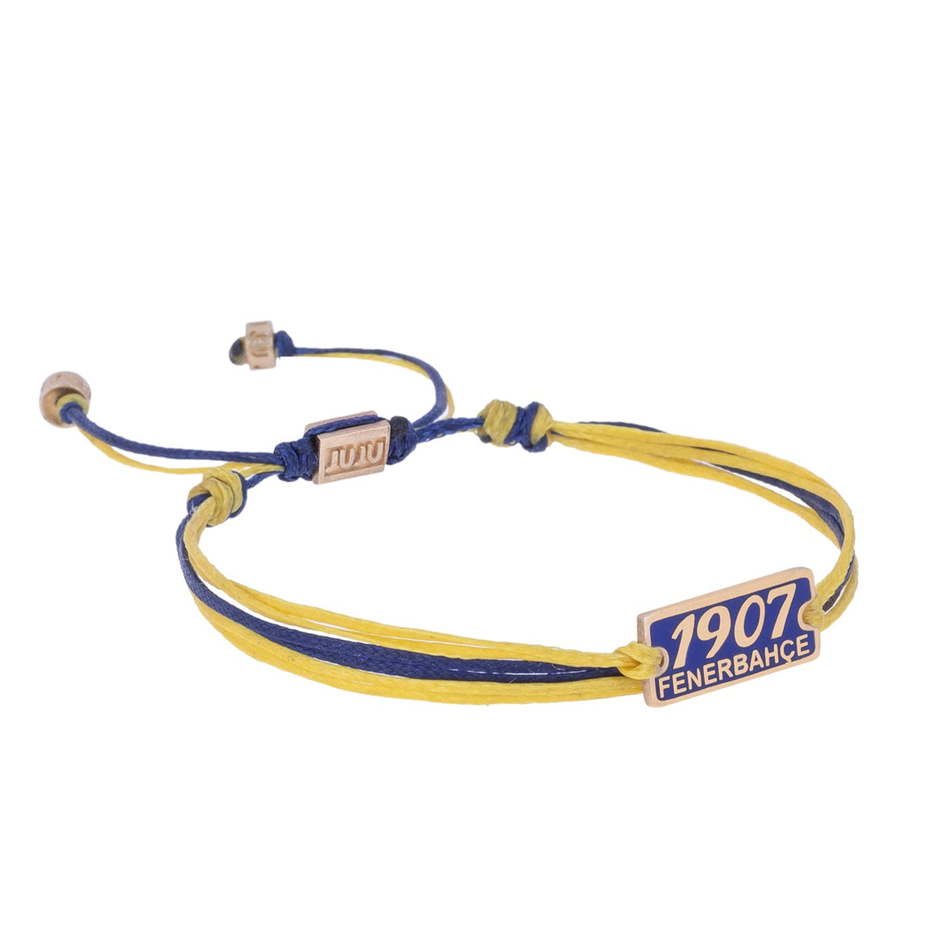 1907 Bronze Yellow & Navy Cord Bracelet
