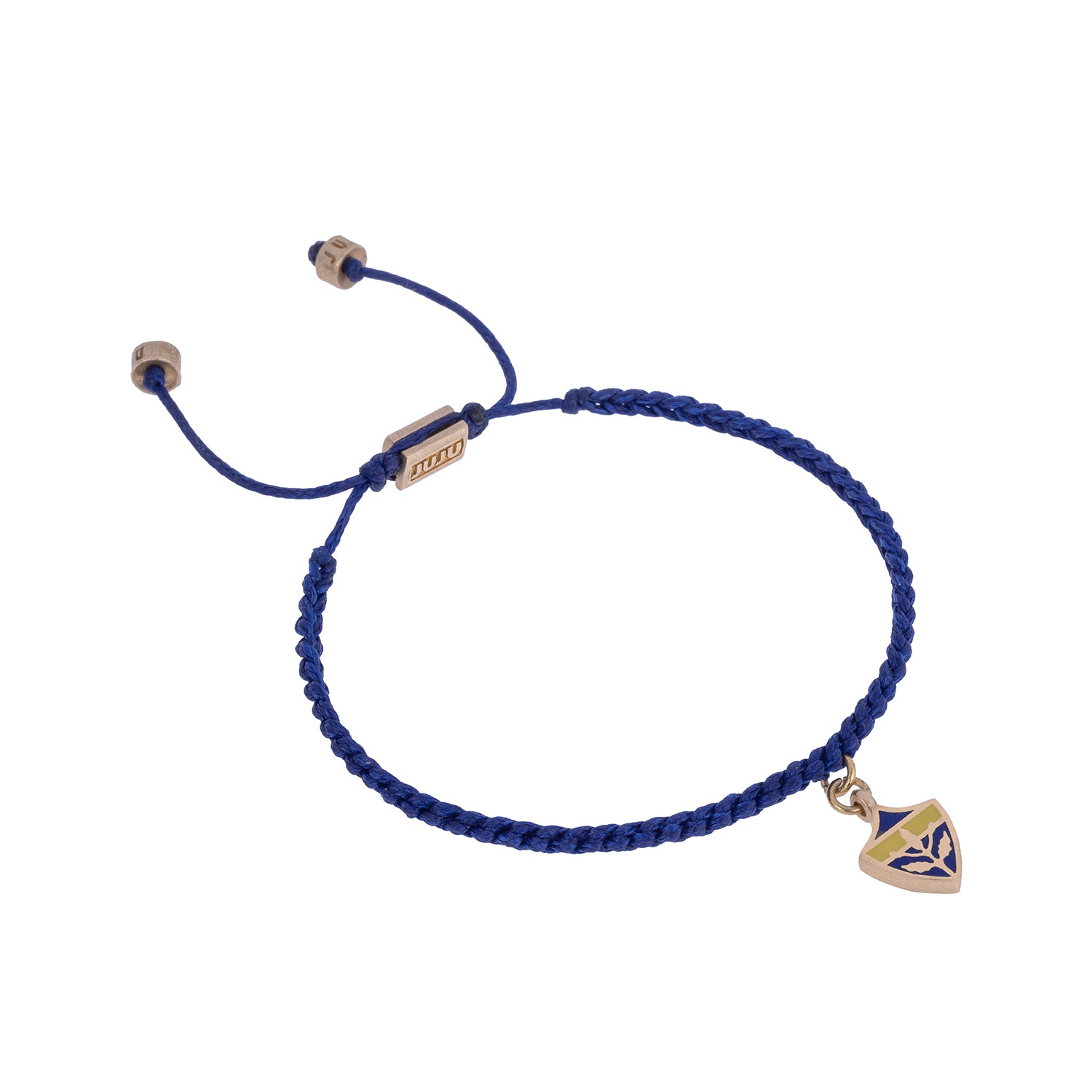 FB Crest Bronze Cord Bracelet