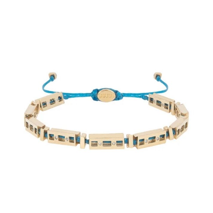Crystal Canyon Gold Bracelet with Diamond Stones