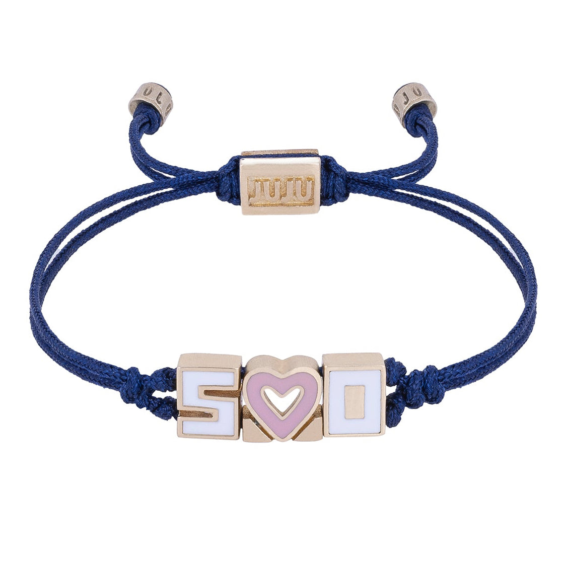 Enamel Name Cord Bracelet