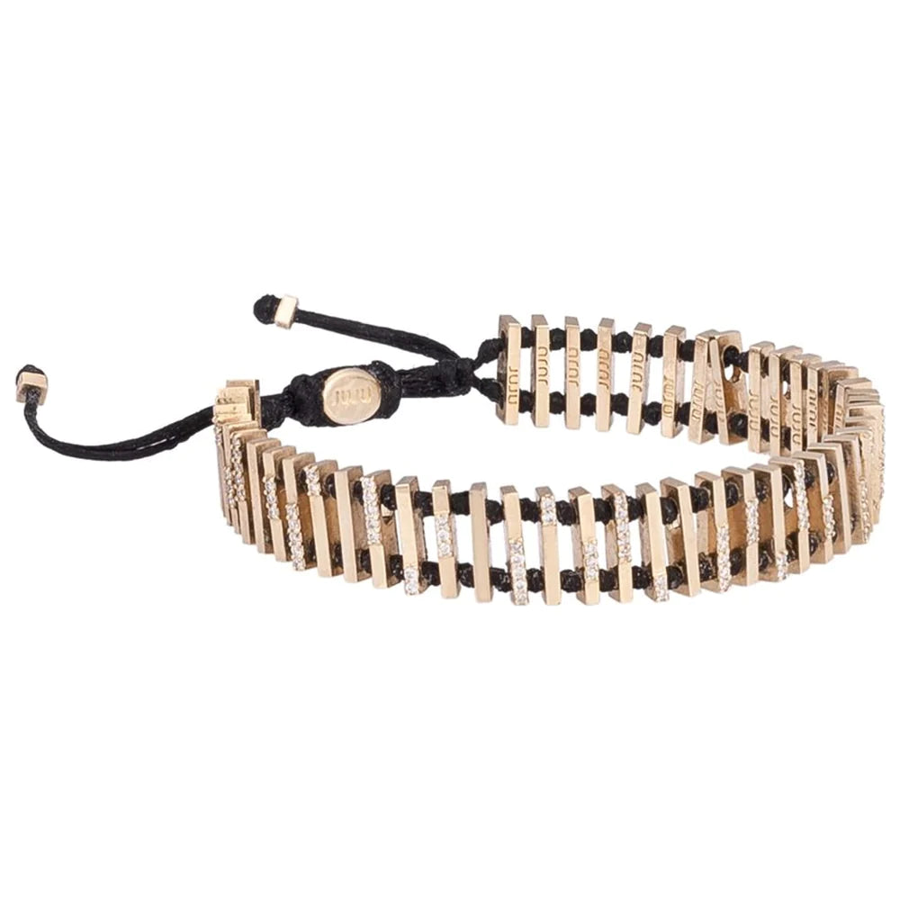 Gouden Haze Gouden Armband met Diamanten Stenen