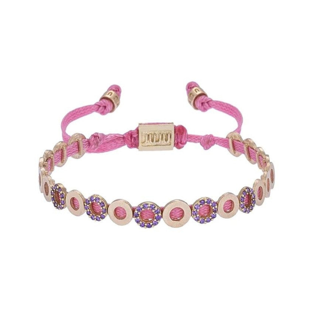 Mini cirkel armband met stenen