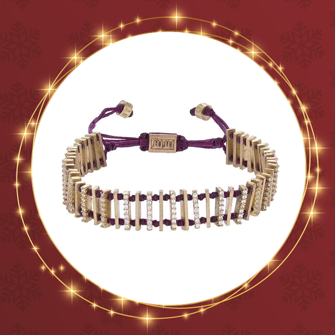 Trappenarmband met stenen