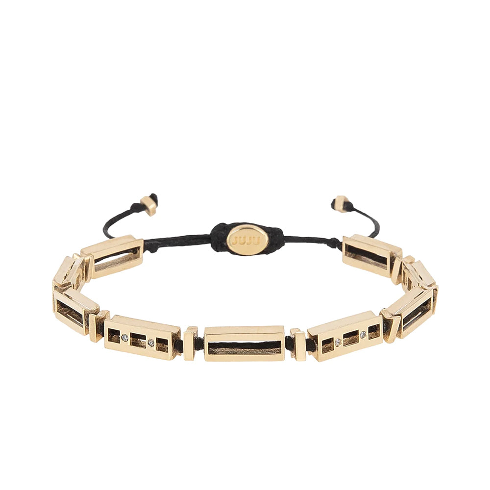 Vesta Gouden Armbanden met Diamanten Stenen