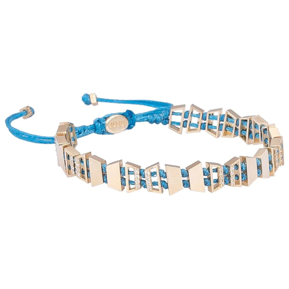 Onderwater gouden armband met diamantstenen