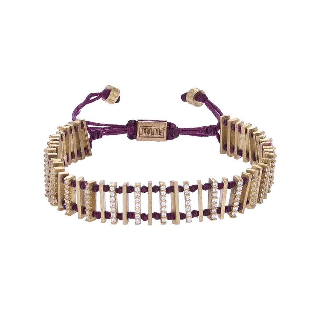 Trappenarmband met stenen