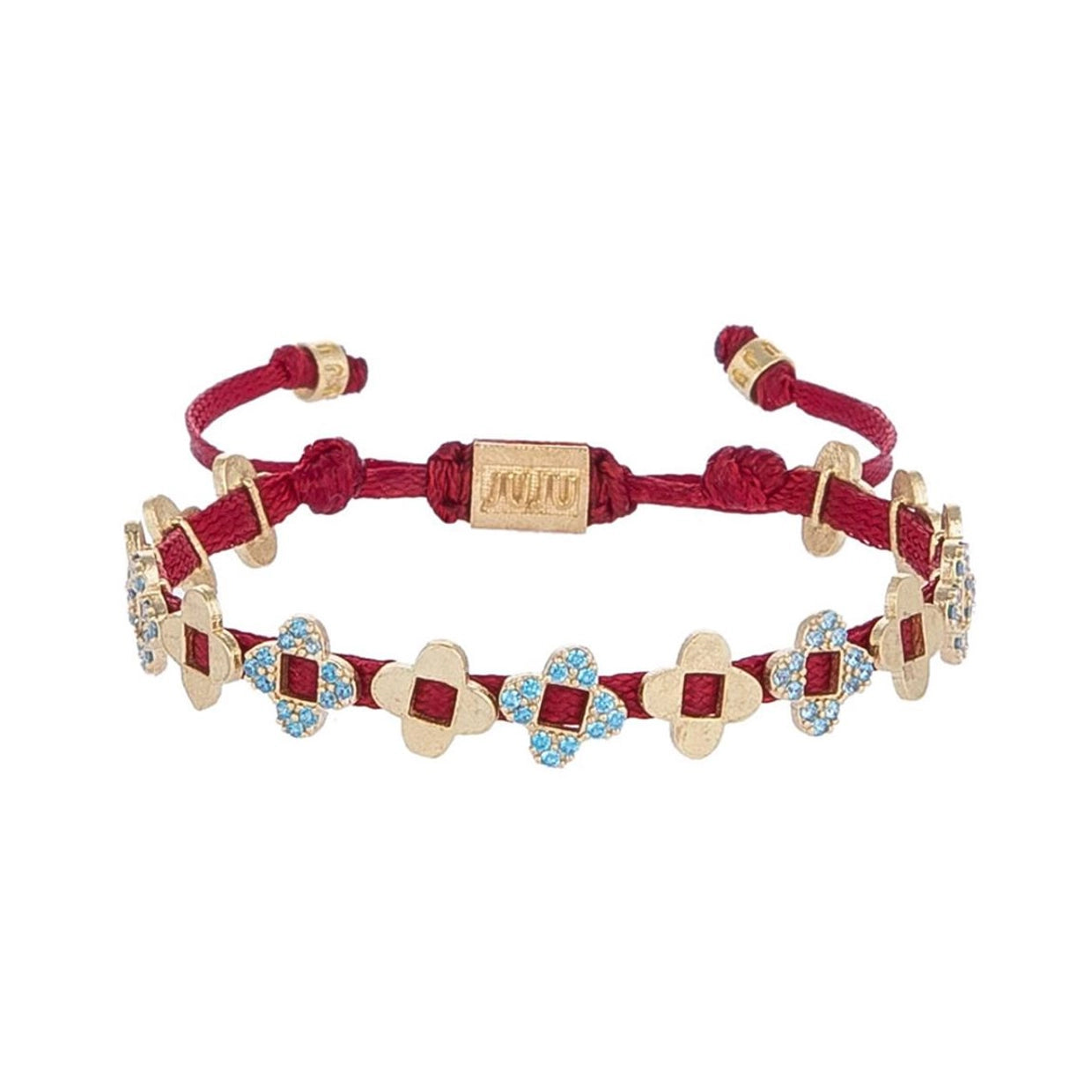Bloemenarmband met stenen