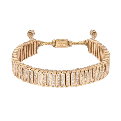 Golvende stenen armband