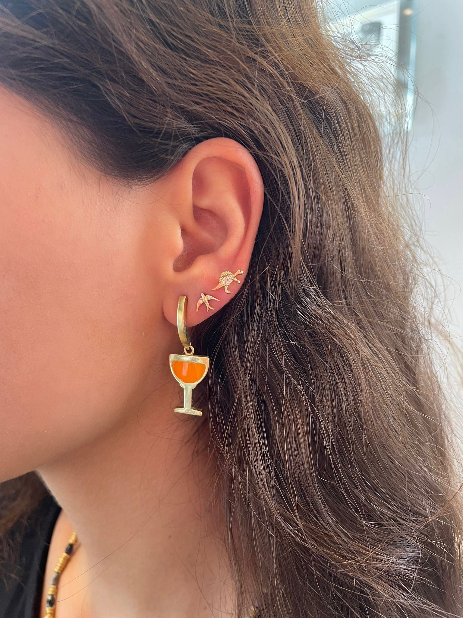 Lelie Gouden Piercing