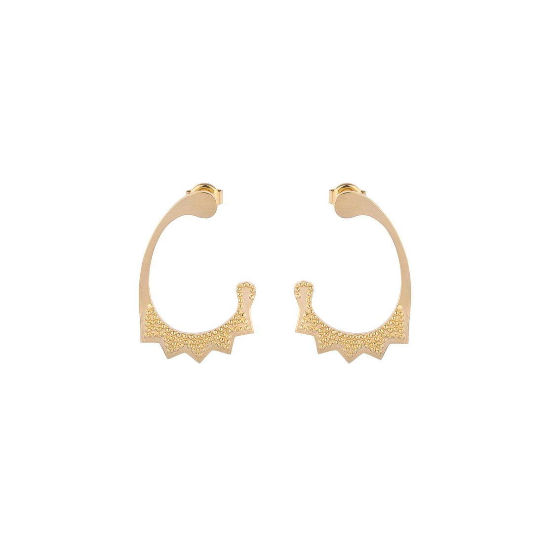 Gold Symbol Earrings