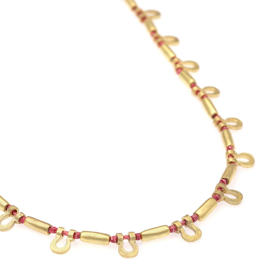 Hoefijzerketting met lijnen