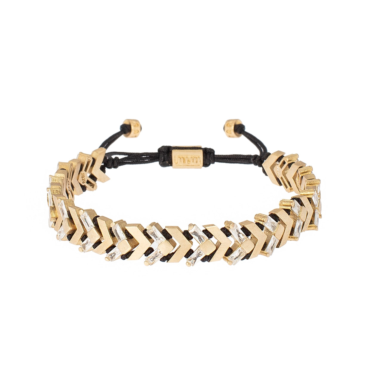 Spaced Glitter Arrow Armband