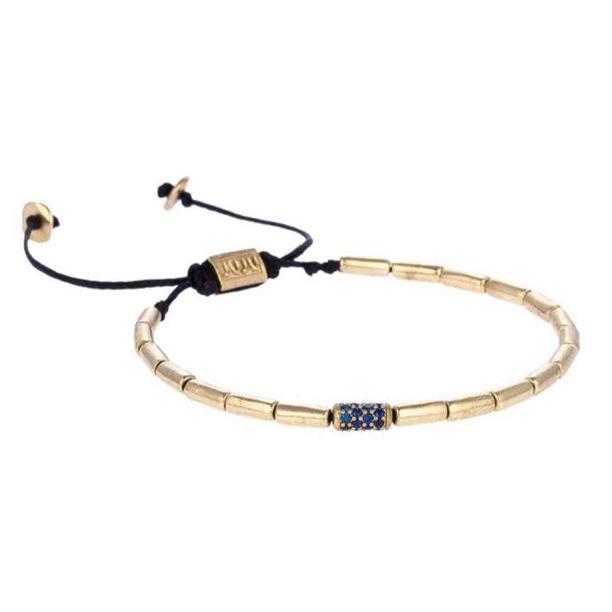 Buisarmband met stenen detail