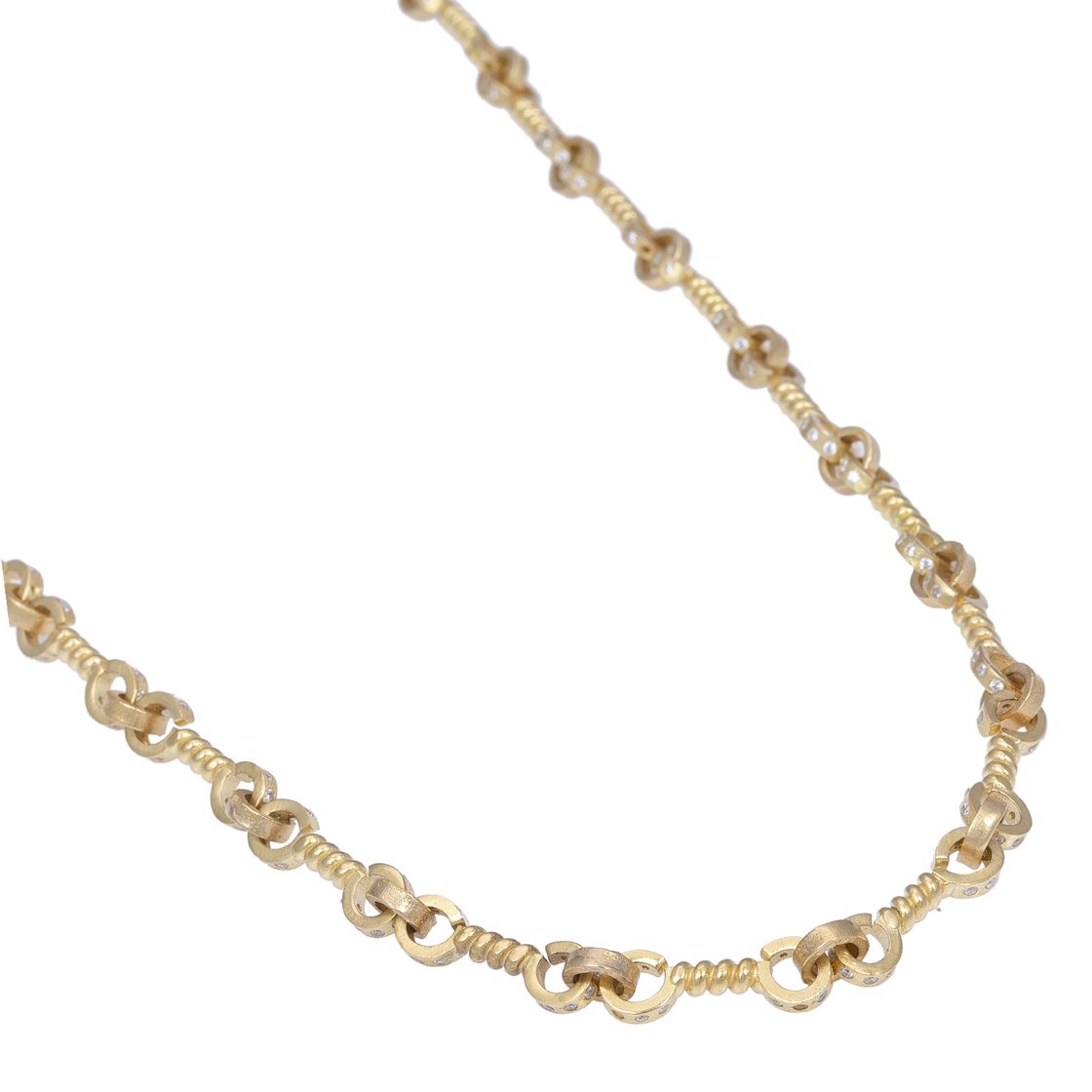 Clusterketting met stenen